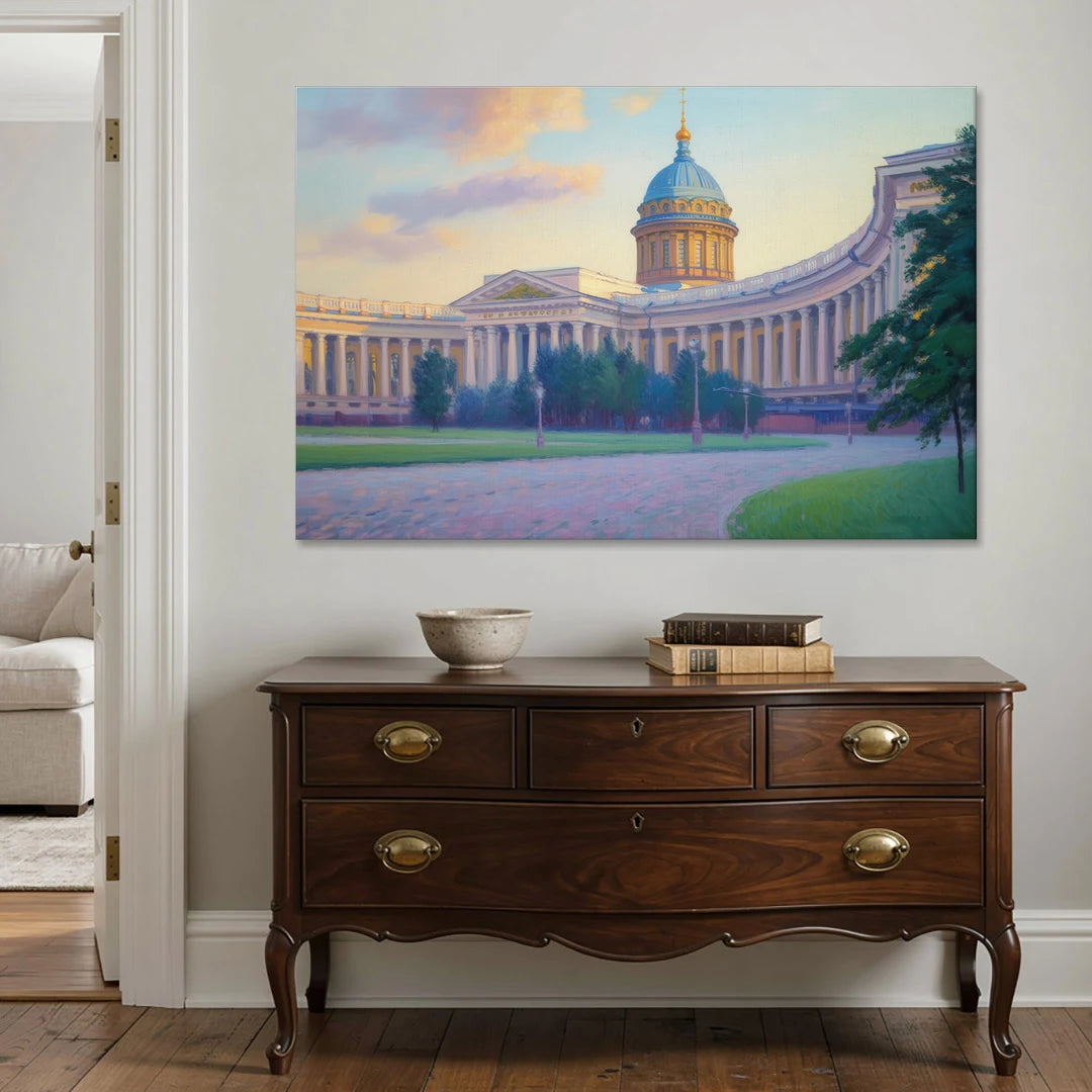 Kazan Cathedral Serenity - Canvas Wall Art - Coffee Table - 60x40
