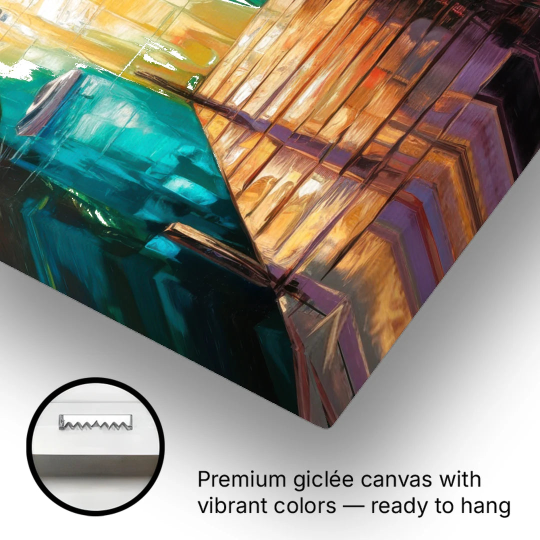 Key West Harbor Views - Canvas Wall Art - Gallery Wrap Corner