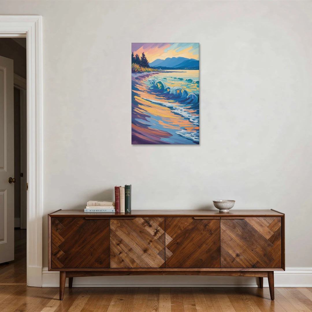 Kitsilano Beach - Canvas Wall Art - Coffee Table - 24x36