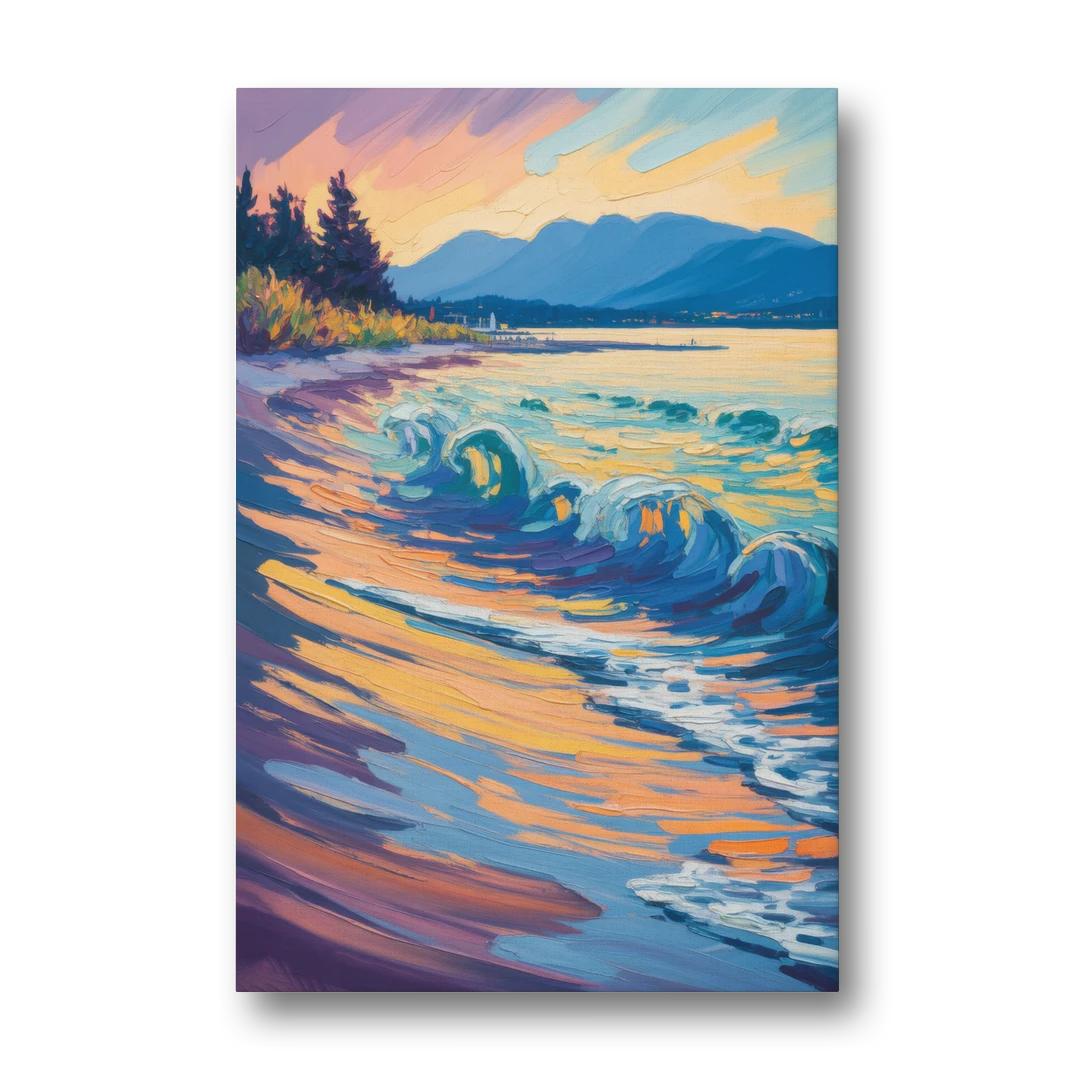 Kitsilano Beach - Canvas Wall Art - Front