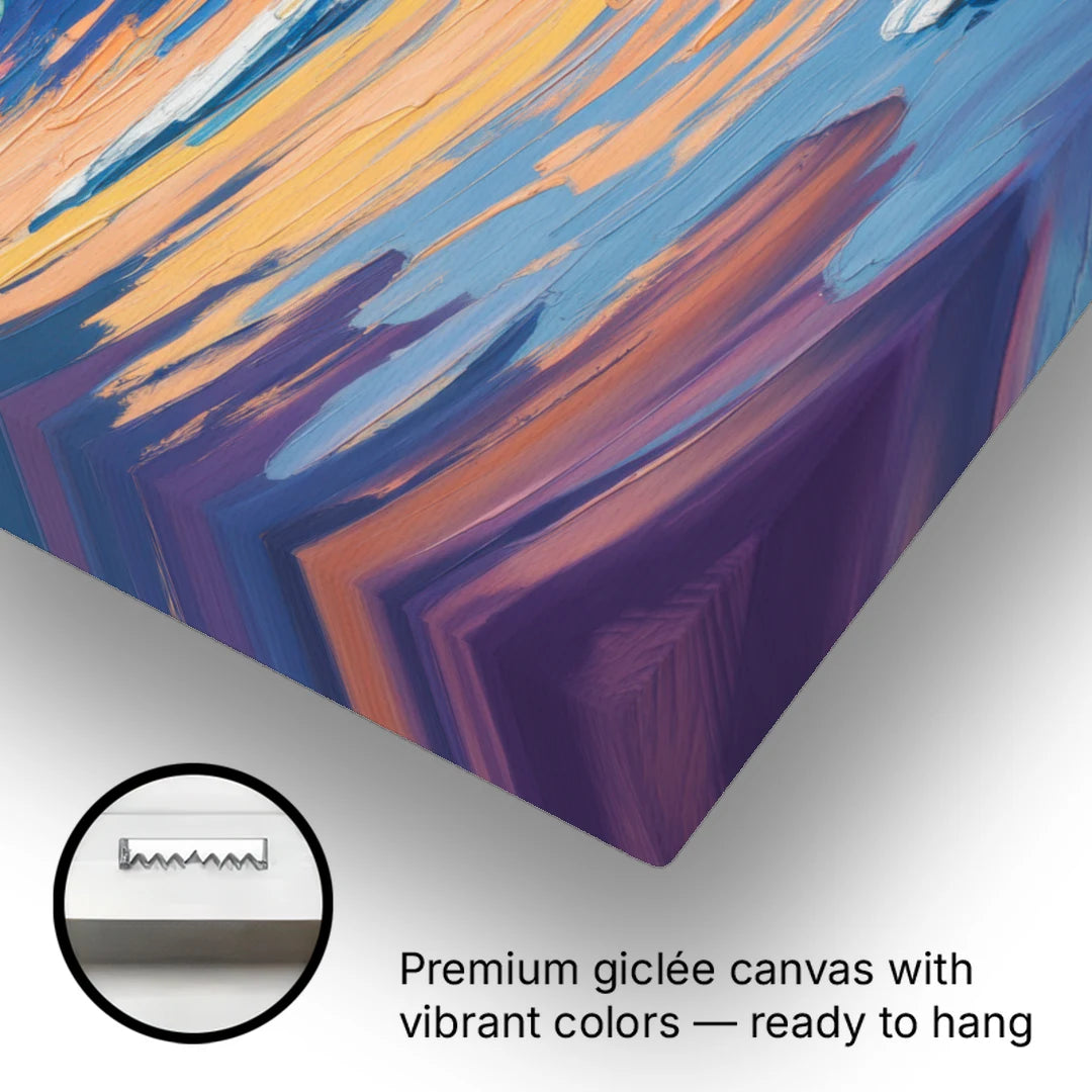 Kitsilano Beach - Canvas Wall Art - Gallery Wrap Corner