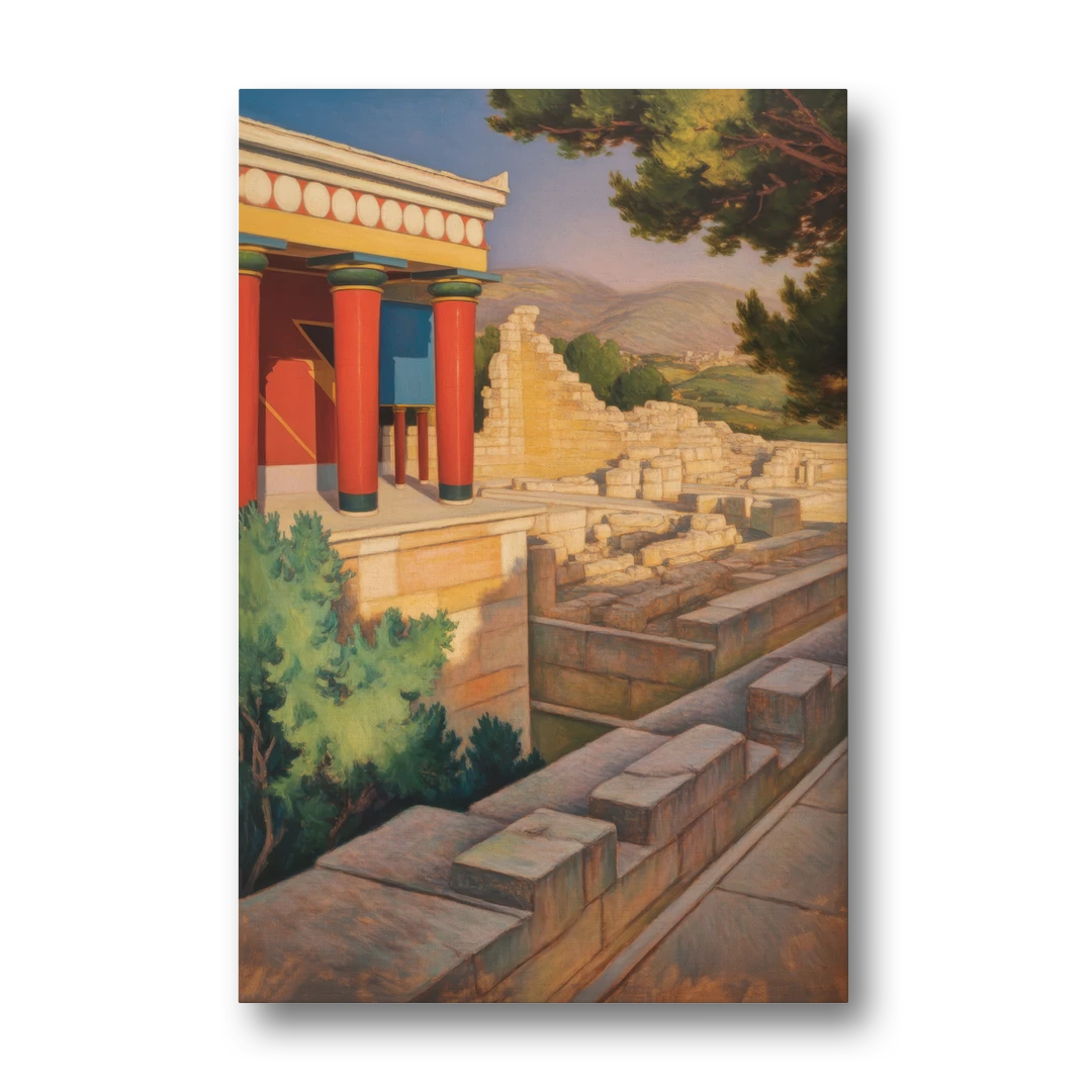 Knossos Palace - Canvas Wall Art - Front