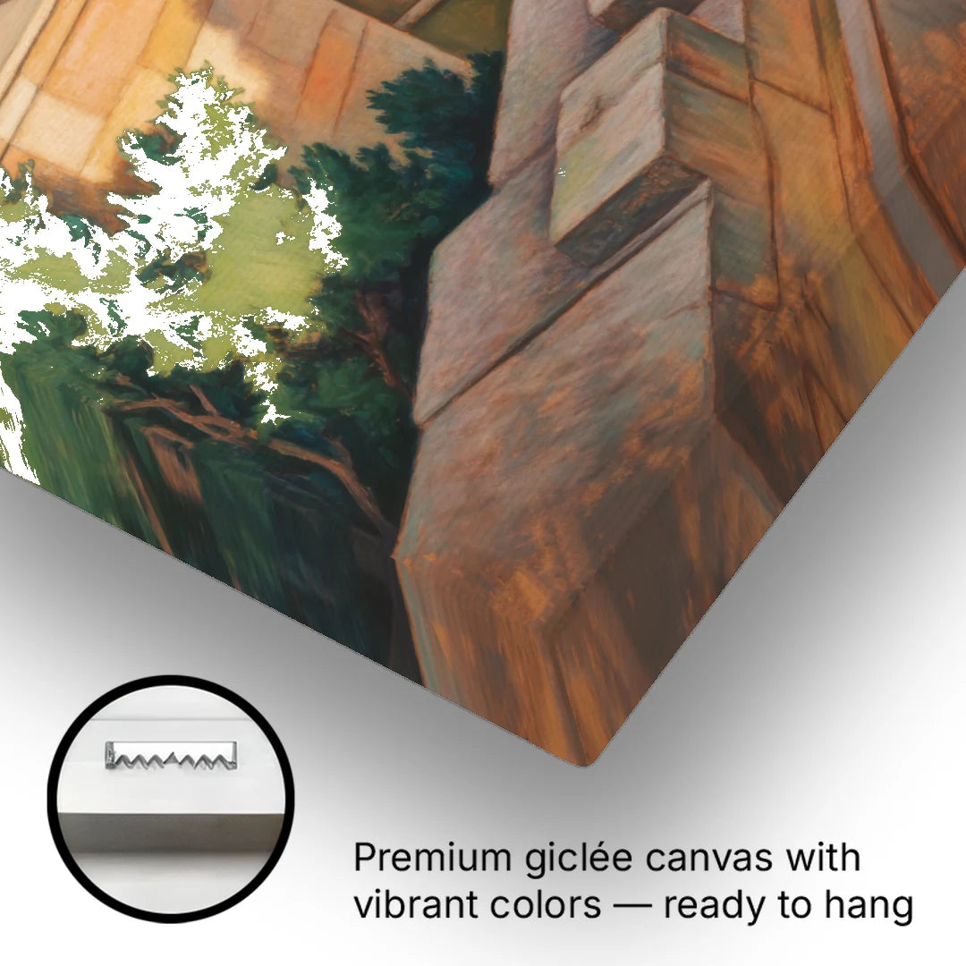 Knossos Palace - Canvas Wall Art - Gallery Wrap Corner