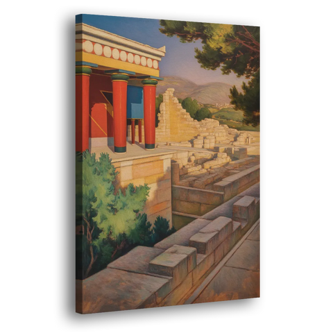 Knossos Palace - Canvas Wall Art