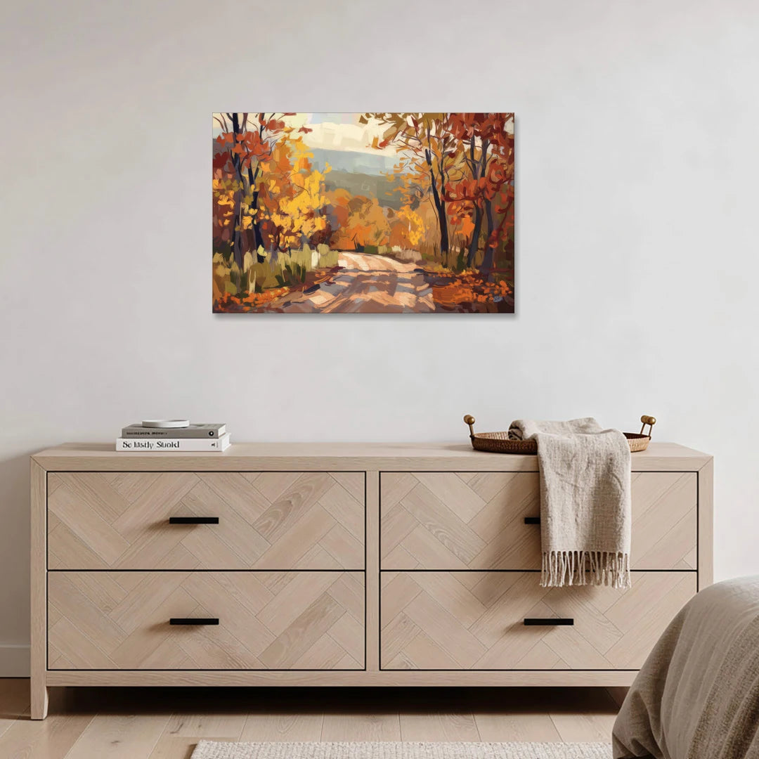 Knoxville Autumn Colors - Canvas Wall Art - Coffee Table - 36x24