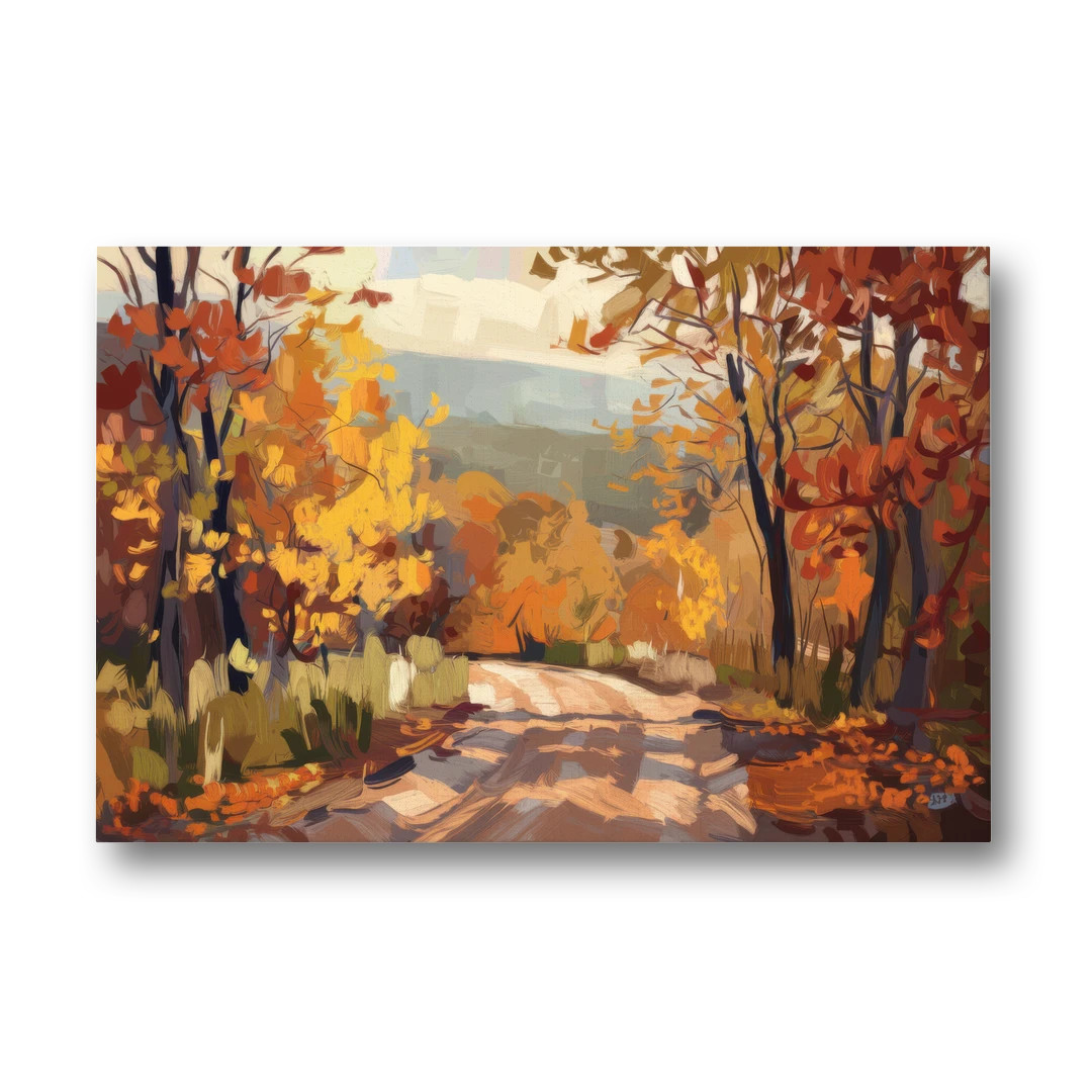 Knoxville Autumn Colors - Canvas Wall Art - Front