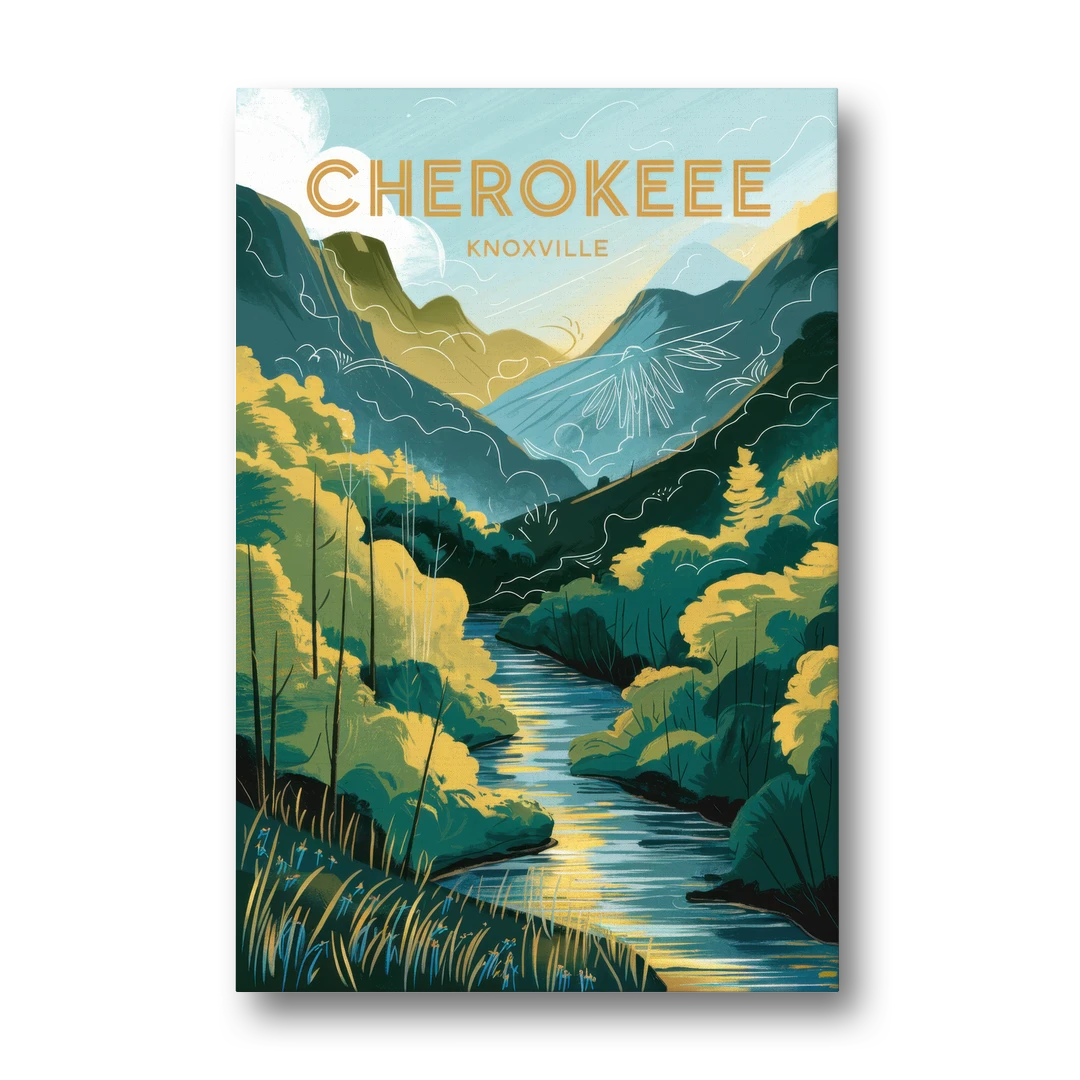 Knoxville Cherokee Heritage - Canvas Wall Art - Front