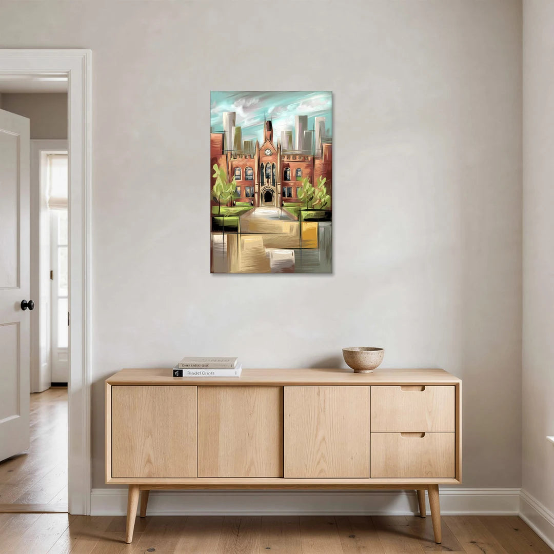Knoxville College Spirit - Canvas Wall Art - Coffee Table - 24x36