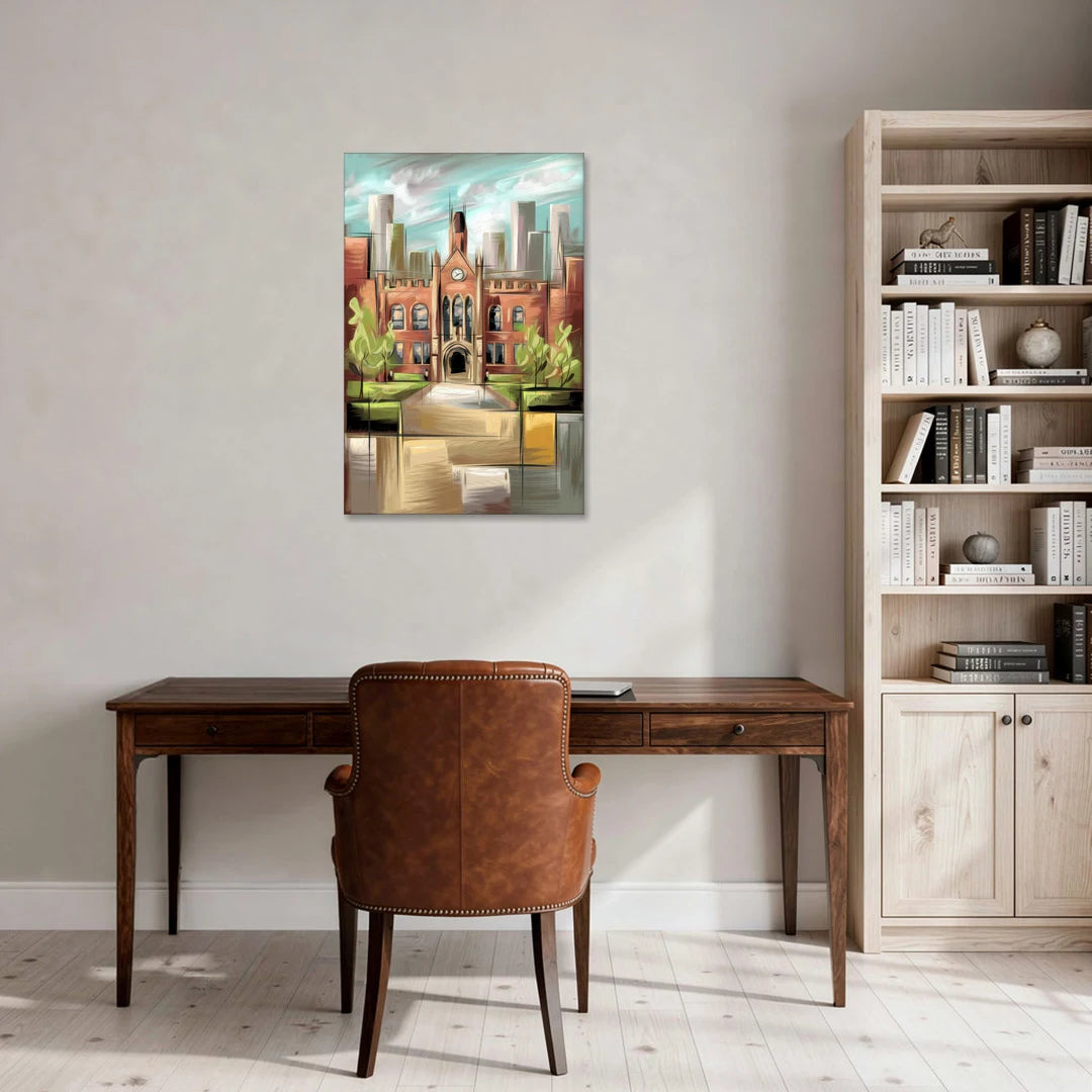 Knoxville College Spirit - Canvas Wall Art - Office - 24x36