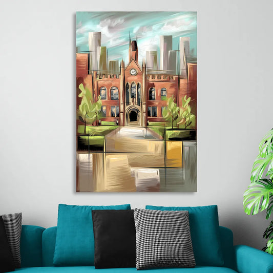 Knoxville College Spirit Living Room - Canvas Wall Art
