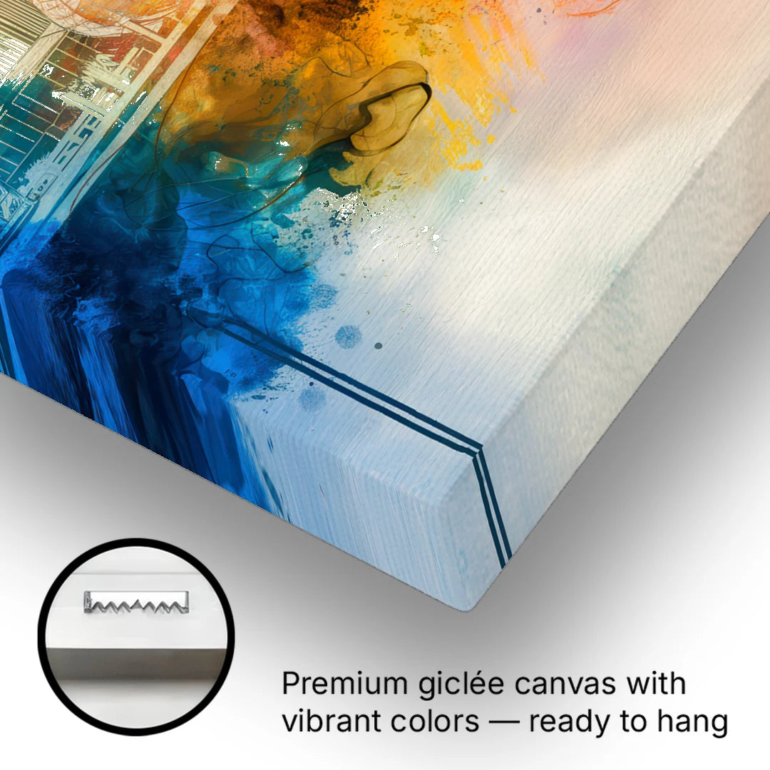 Knoxville Historic Landmarks - Canvas Wall Art - Gallery Wrap Corner