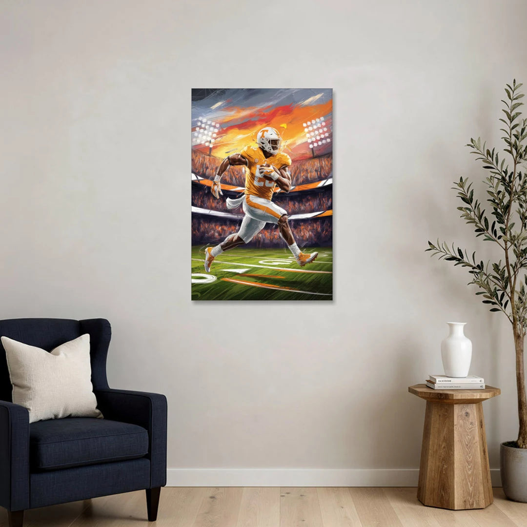 Knoxville Vols Game Day - Canvas Wall Art - Sofa - 24x36