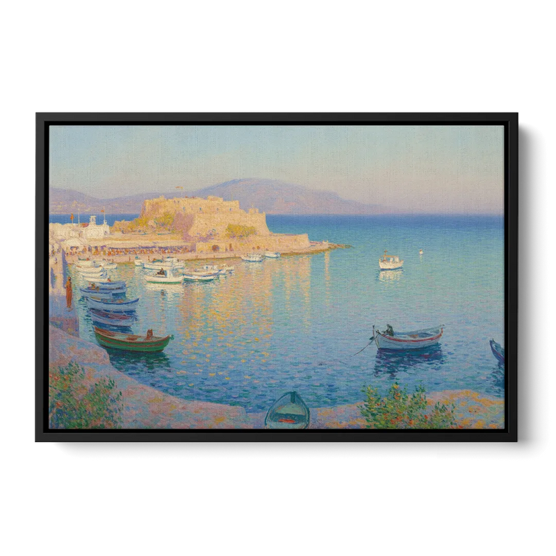 Koules Fortress Front - Black Canvas Wall Art