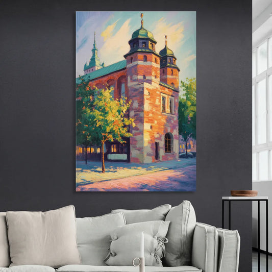 Krakow Barbican Living Room - Canvas Wall Art