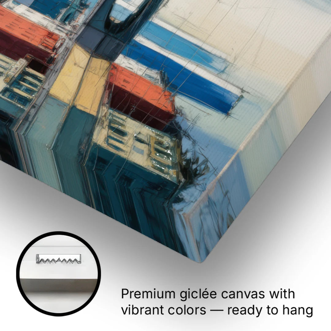 Kunsthaus Zurich Beauty - Canvas Wall Art - Gallery Wrap Corner
