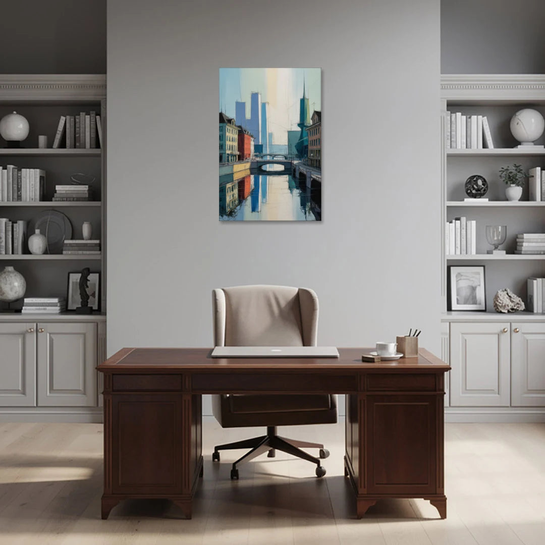 Kunsthaus Zurich Beauty - Canvas Wall Art - Office - 24x36
