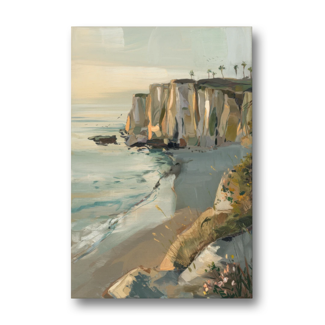La Jolla Cliffside Beauty - Canvas Wall Art - Front
