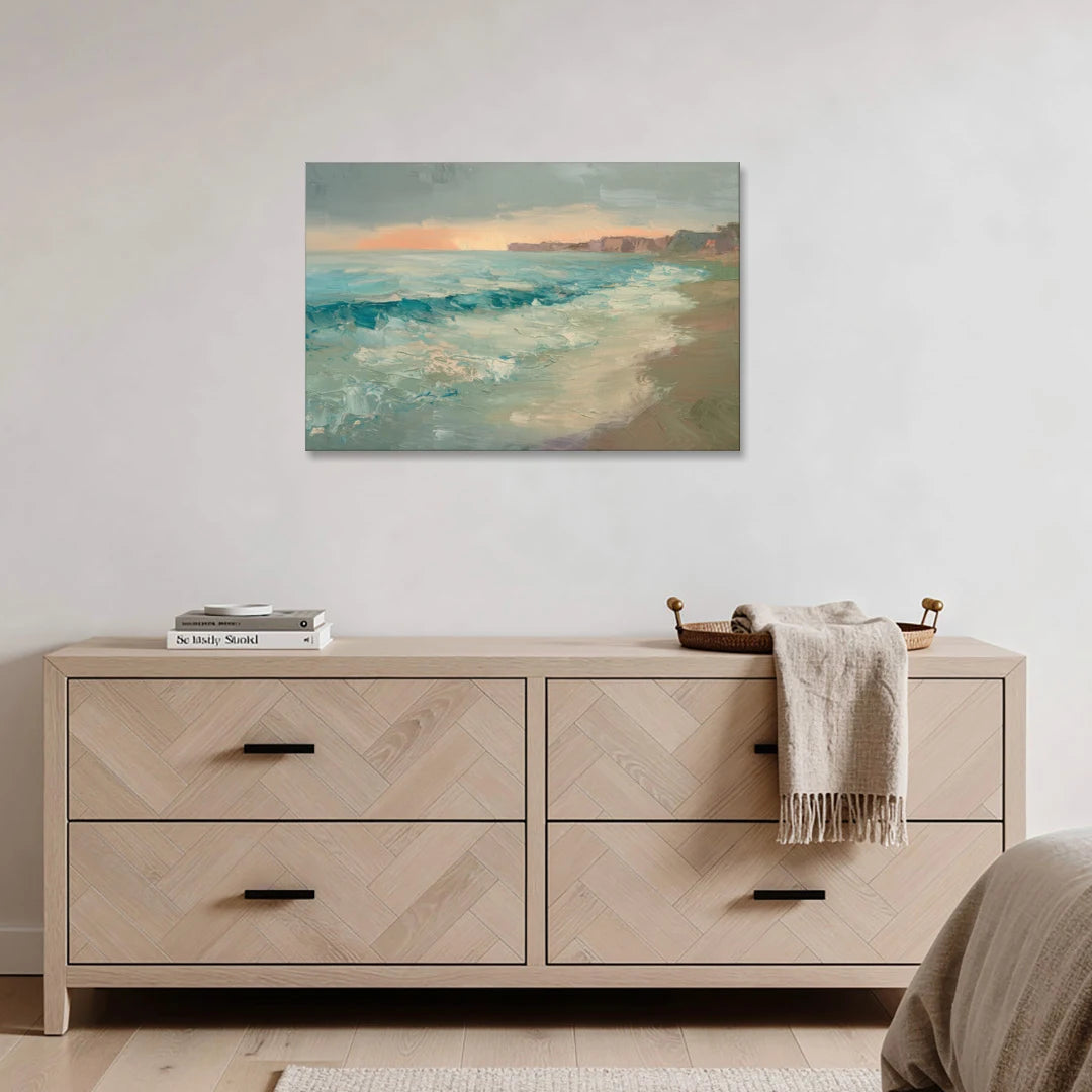 La Jolla Seaside Charm - Canvas Wall Art - Coffee Table - 36x24