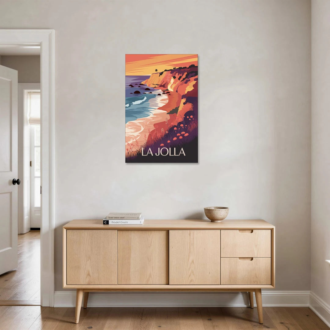 La Jolla Sunset Views - Canvas Wall Art - Coffee Table - 24x36