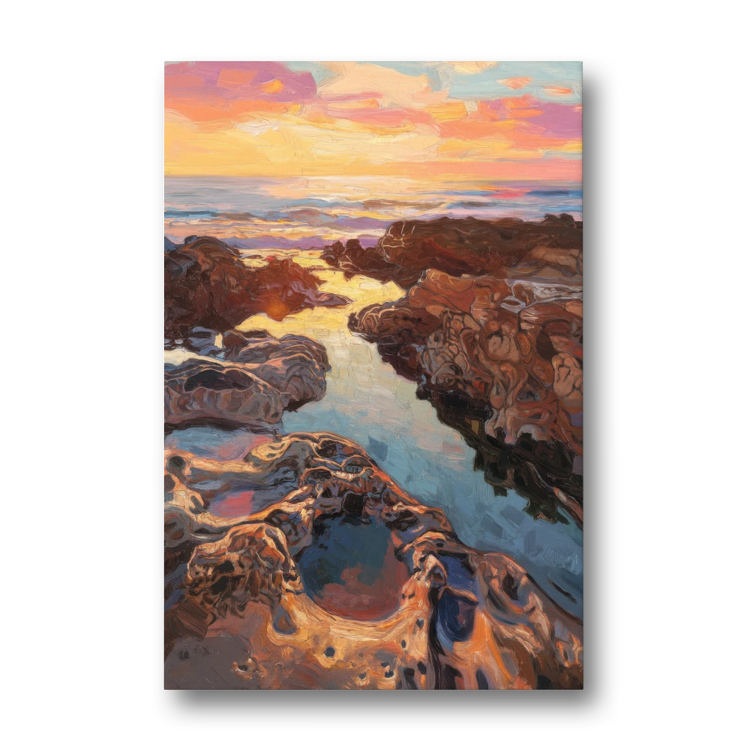 La Jolla Tidepools - Canvas Wall Art - Front