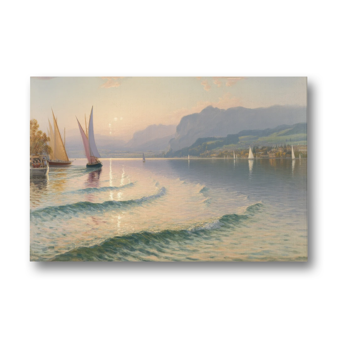 Lake Zurich Vista - Canvas Wall Art - Front