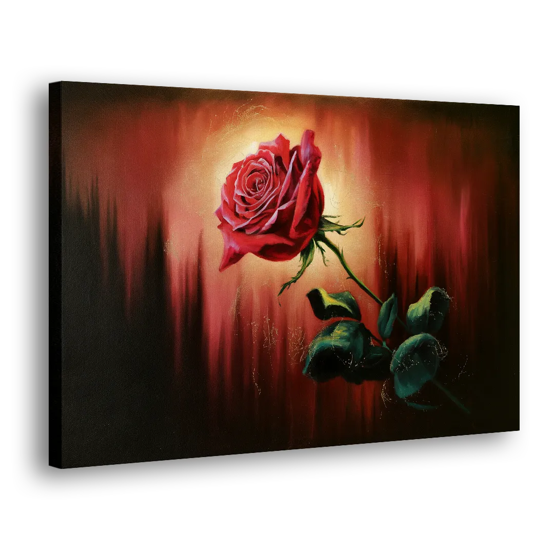 Lancaster Red Rose City Heritage - Canvas Print Art Sides