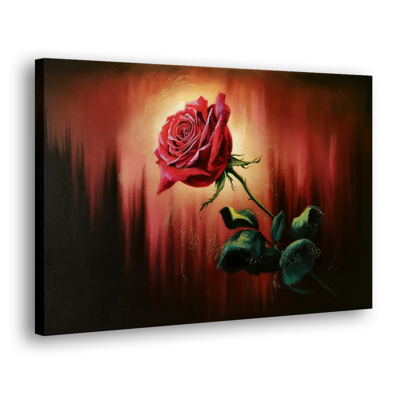 Lancaster Red Rose City Heritage - Canvas Print Art Sides