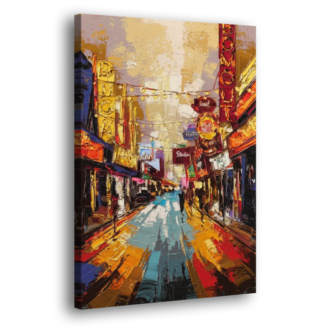 Las Vegas Fremont Street - Canvas Wall Art