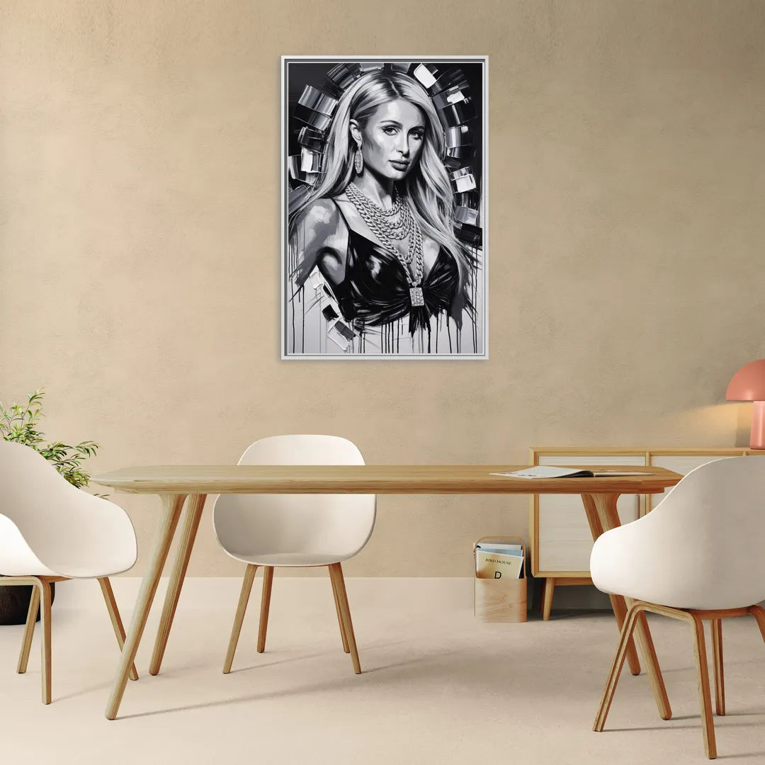 Legacy 2.0 - Living Room White Frame Canvas