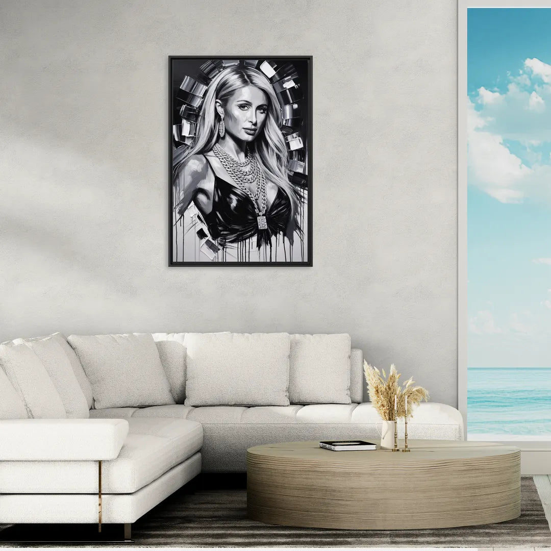 Legacy 2.0 - Living Room Black Frame Canvas