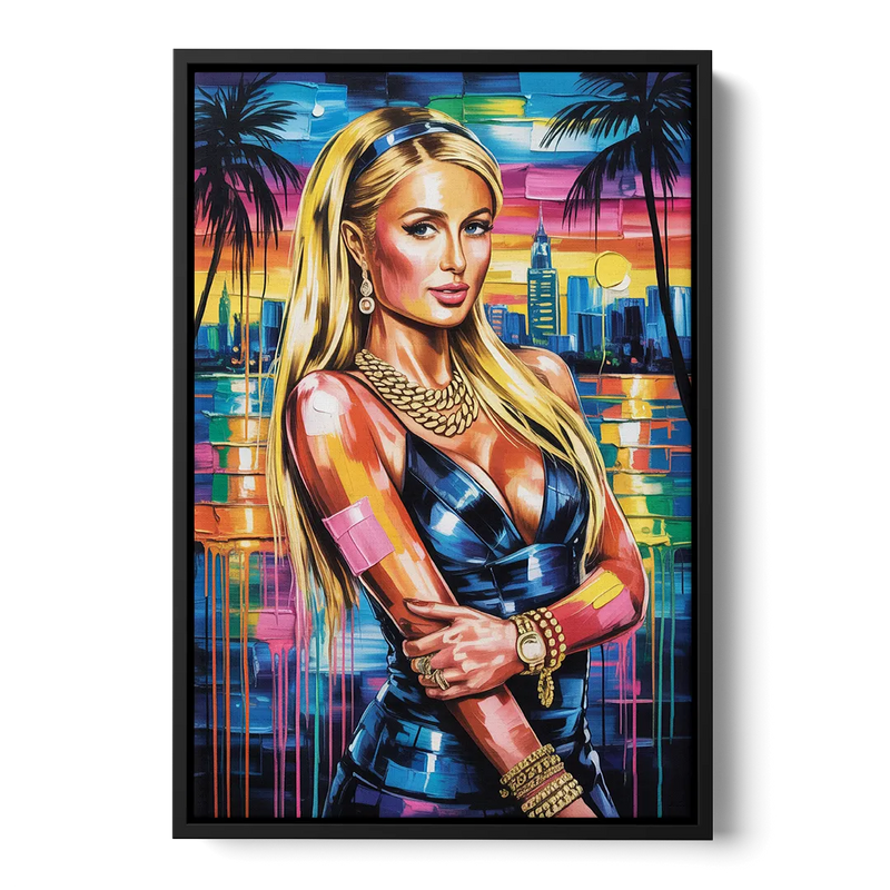 Legacy Front - Black Canvas Wall Art