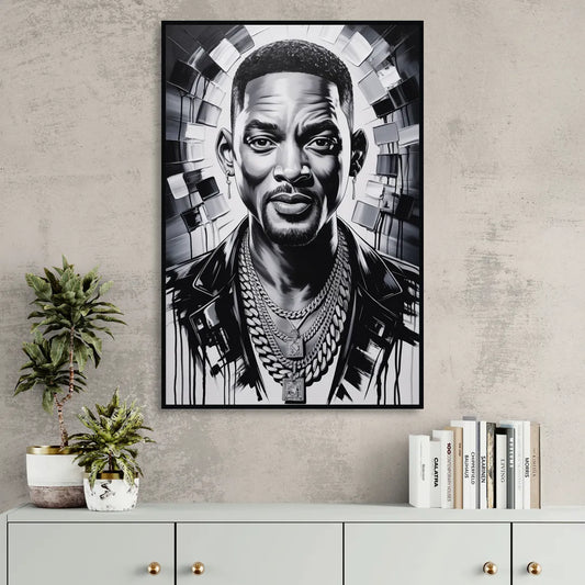 Legend Mode 2.0 Living Room - Black Canvas Wall Art