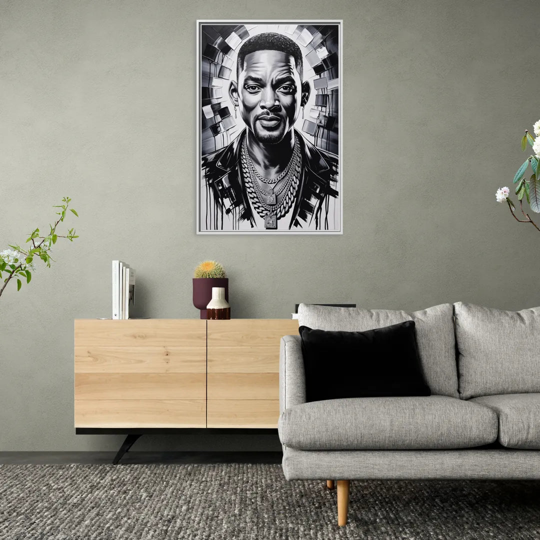 Legend Mode 2.0 - Living Room White Frame Canvas