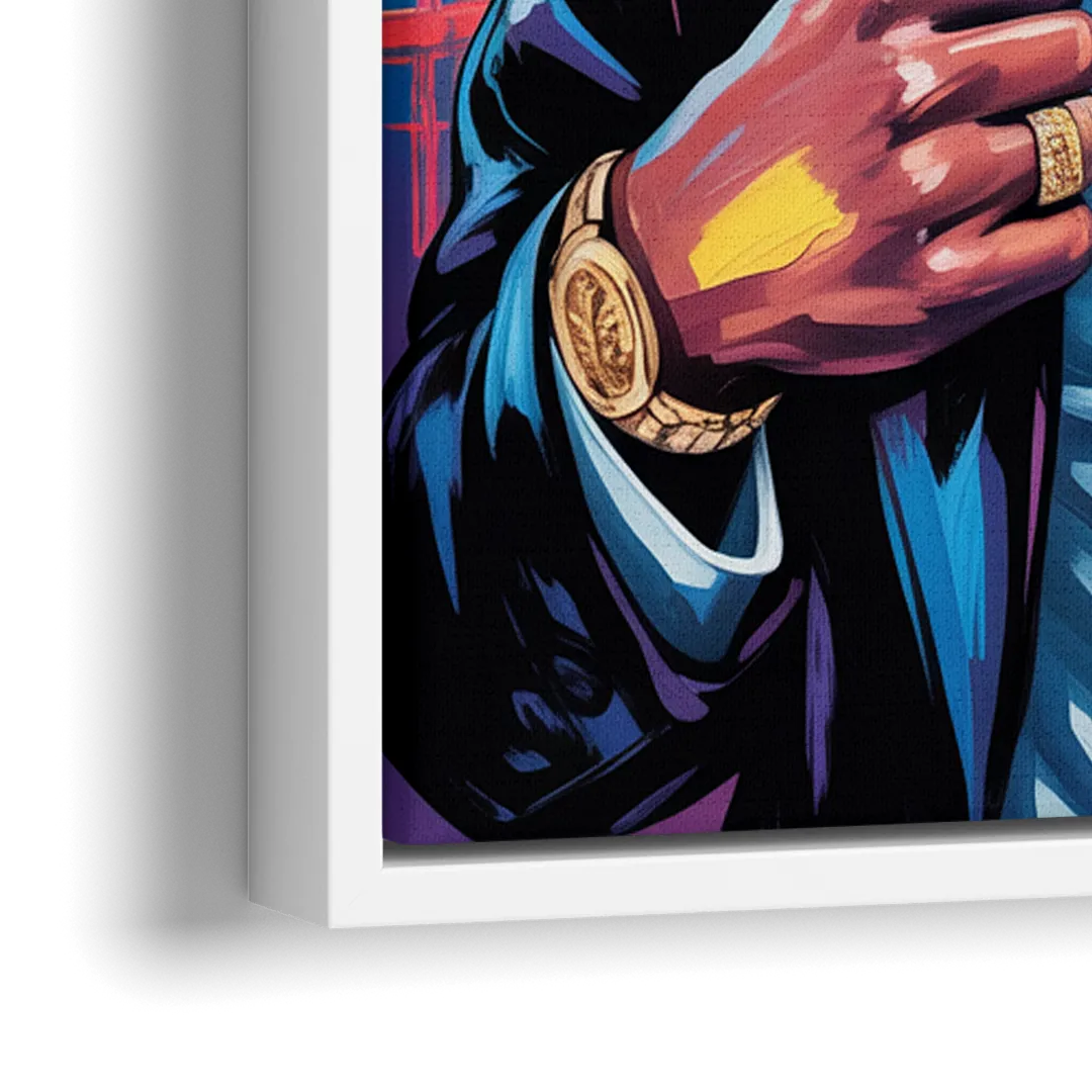 Legend Mode - Close-Up White Frame Canvas