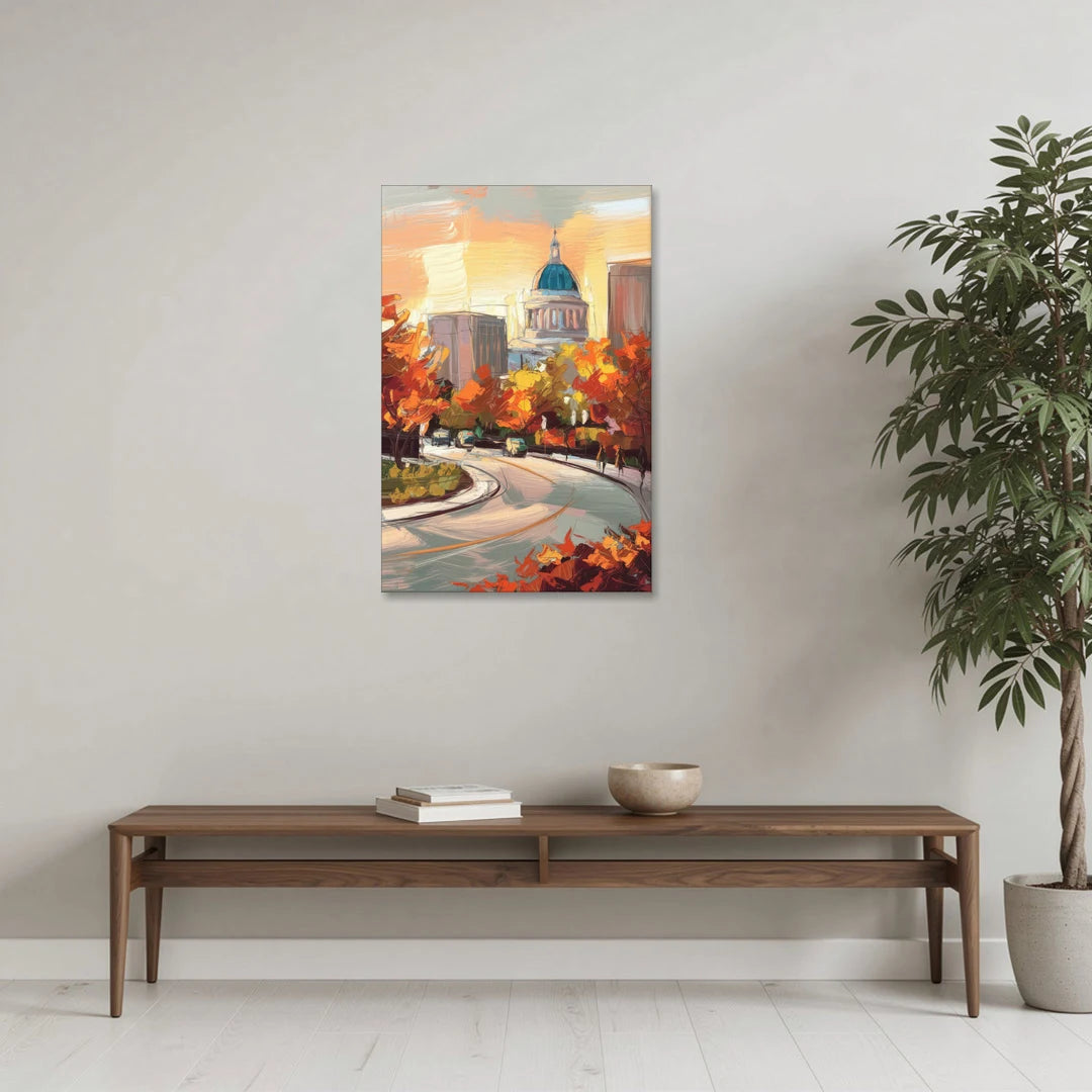 Lincoln Scenic Views - Canvas Wall Art - Coffee Table - 24x36