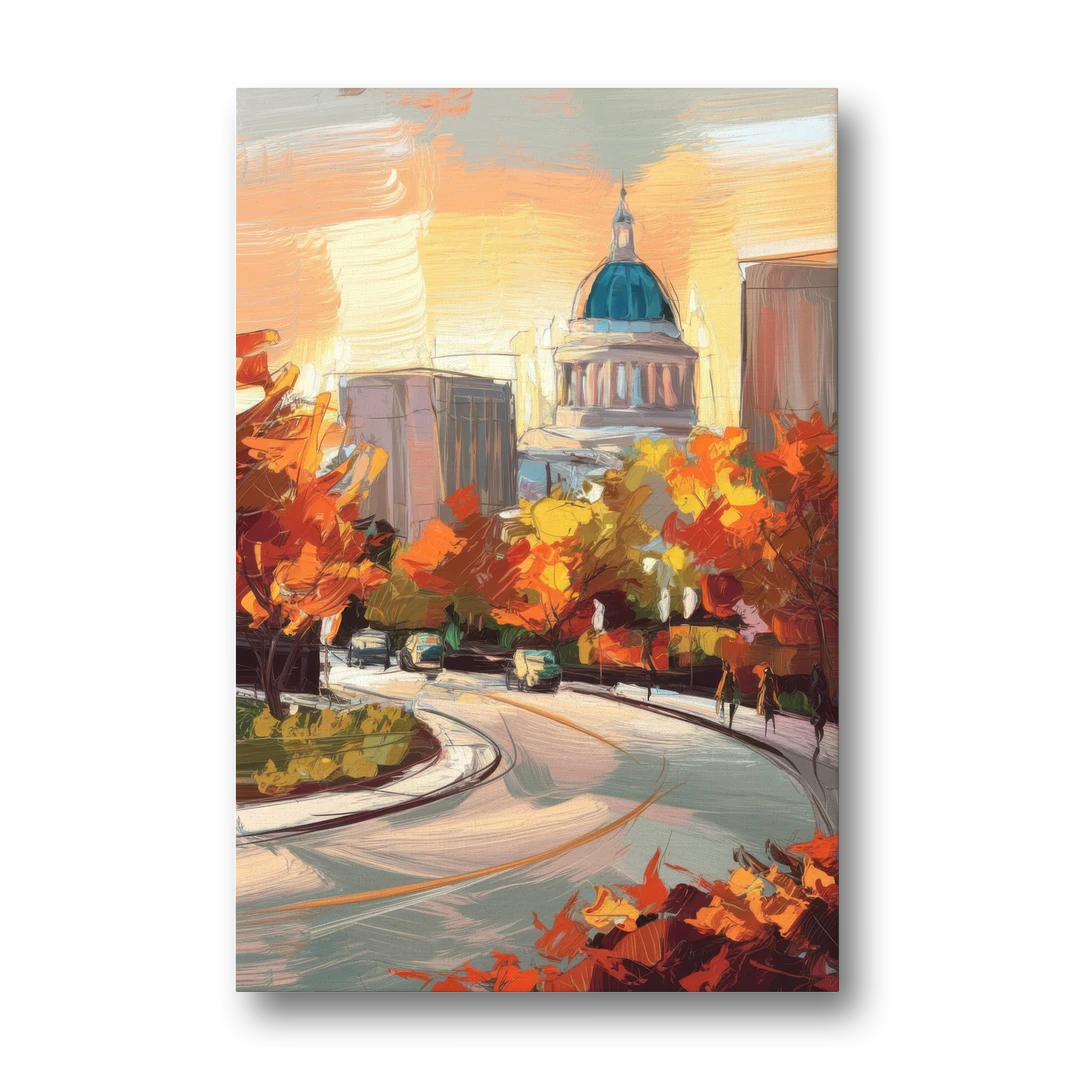 Lincoln Scenic Views - Canvas Wall Art - Front