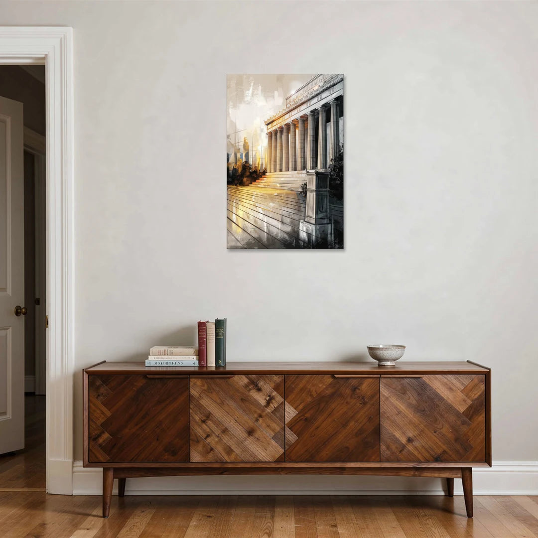 Lincoln Urban Charm - Canvas Wall Art - Coffee Table - 24x36