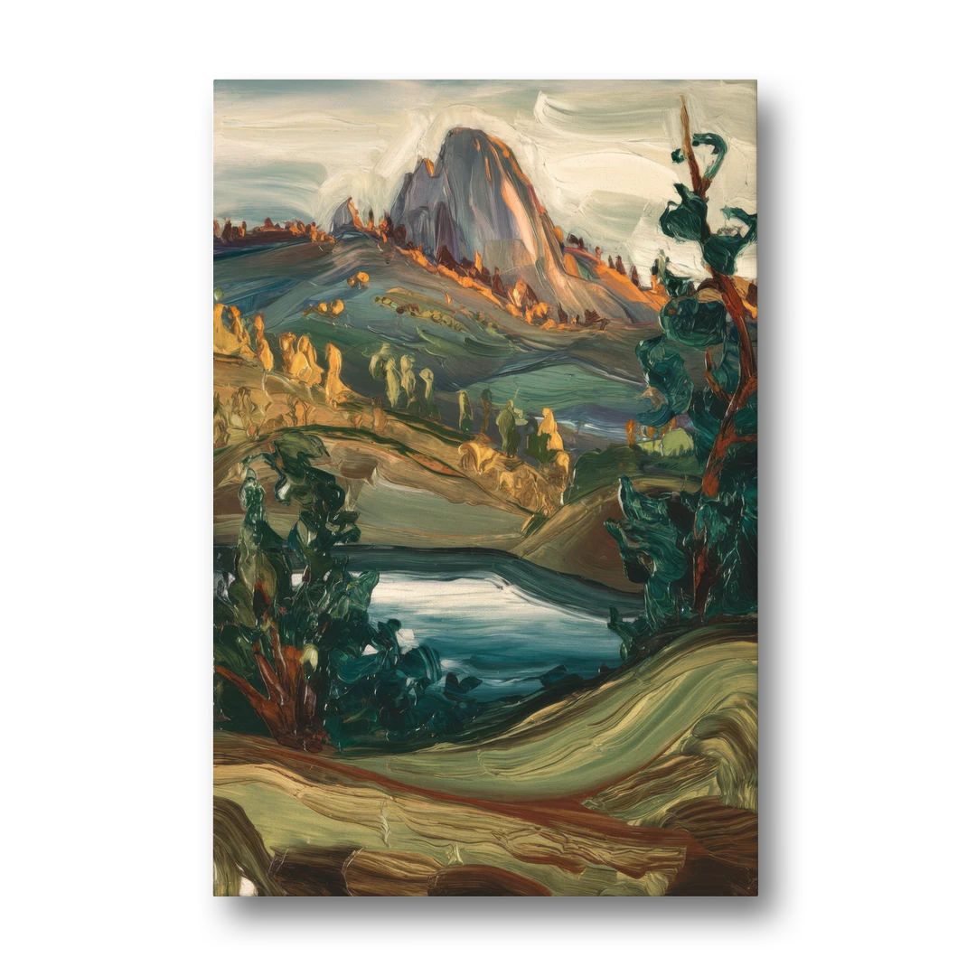 Little Rock Pinnacle Mountain - Canvas Wall Art - Front
