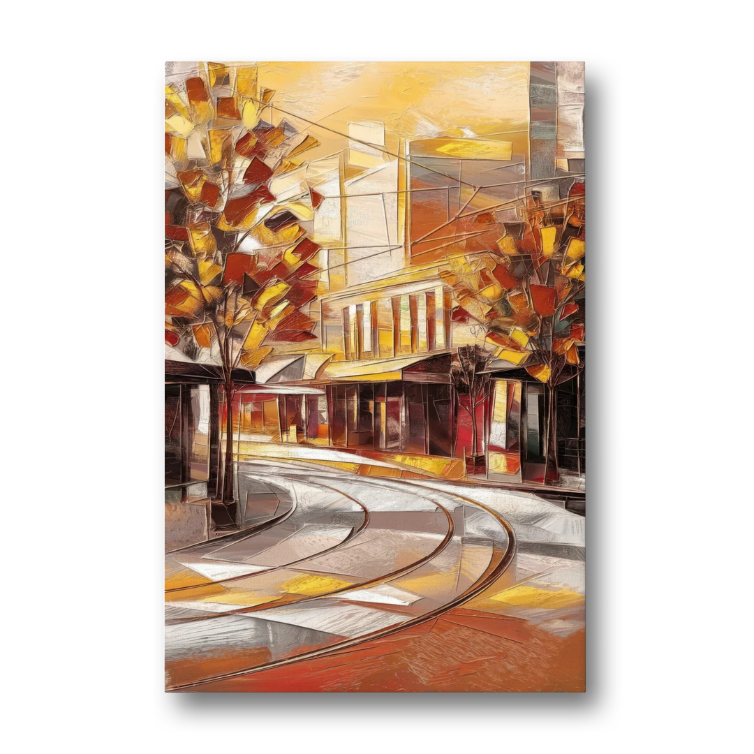 Little Rock River Market View - Canvas Wall Art - Front