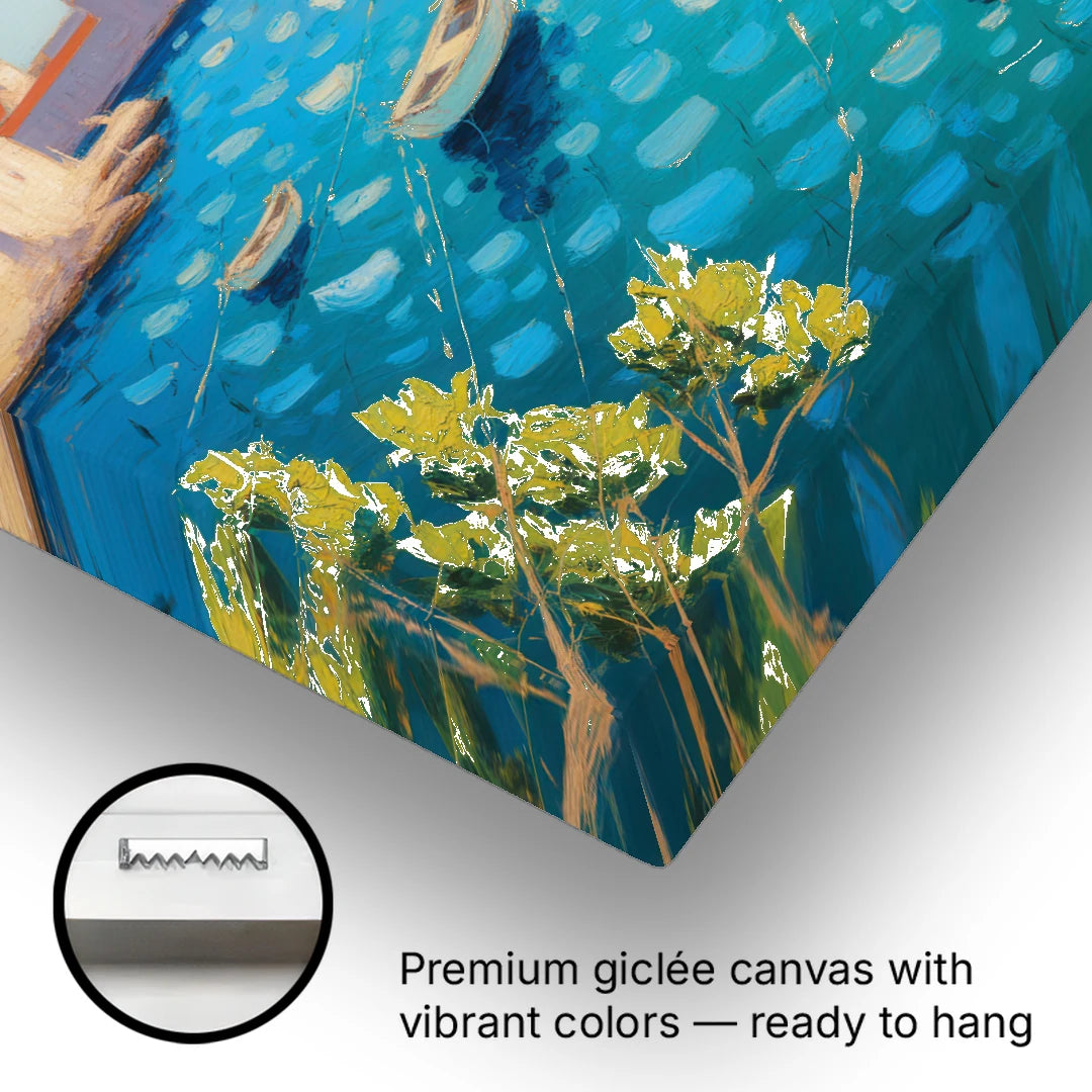 Lokrum Island Escape - Canvas Wall Art - Gallery Wrap Corner