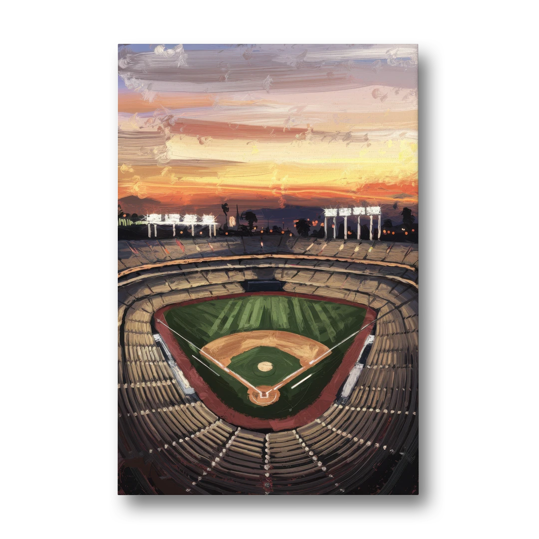 Los Angeles Angels Stadium - Canvas Wall Art - Front