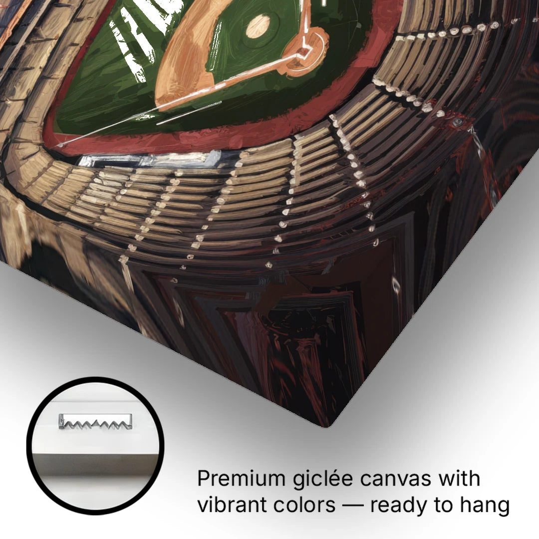Los Angeles Angels Stadium - Canvas Wall Art - Gallery Wrap Corner