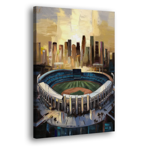 Los Angeles Dodgers Stadium - Canvas Wall Art