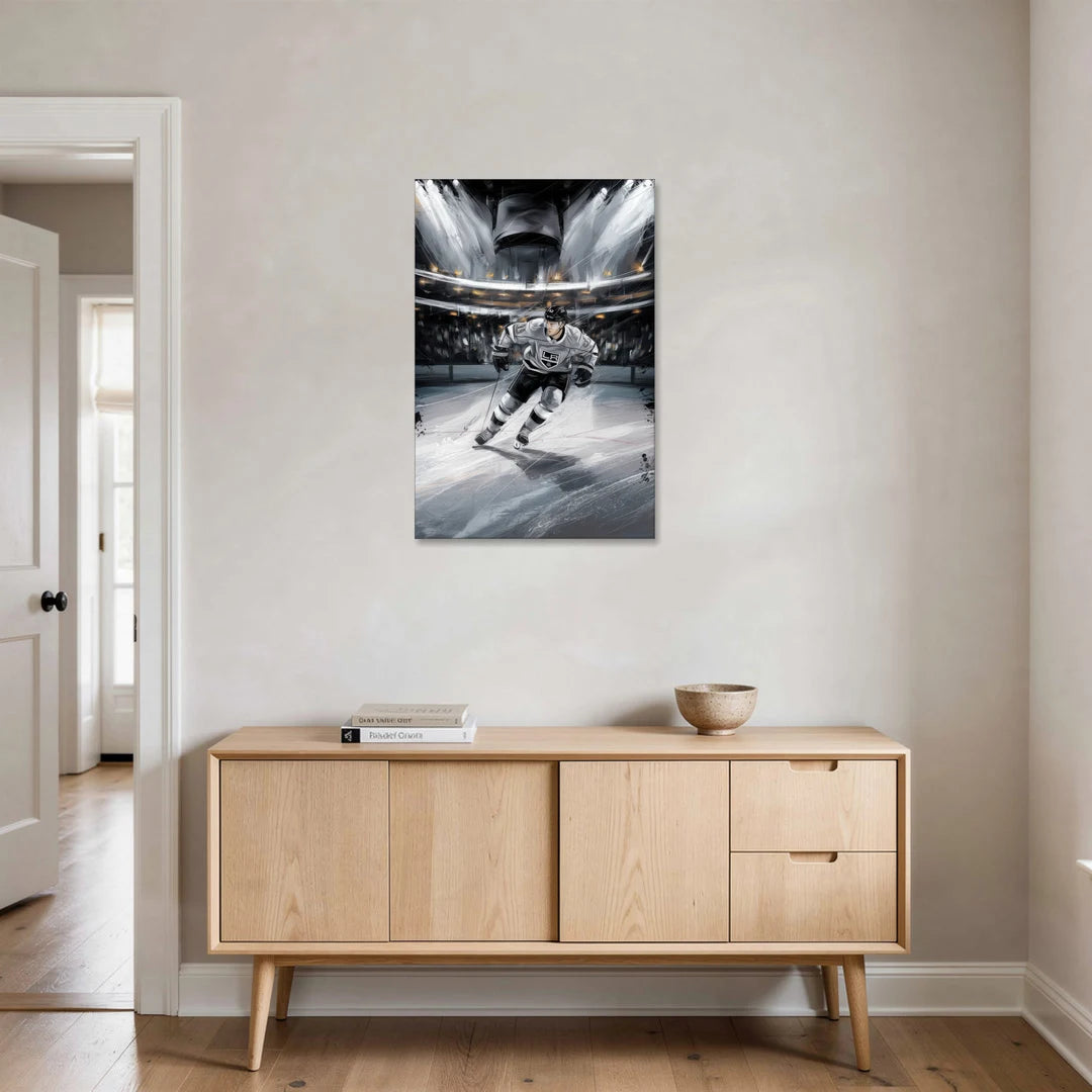 Los Angeles Kings Ice Hockey - Canvas Wall Art - Coffee Table - 24x36