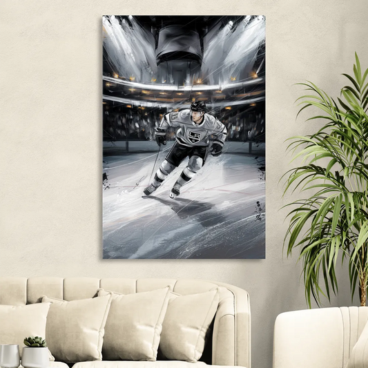 Los Angeles Kings Ice Hockey Living Room - Canvas Wall Art