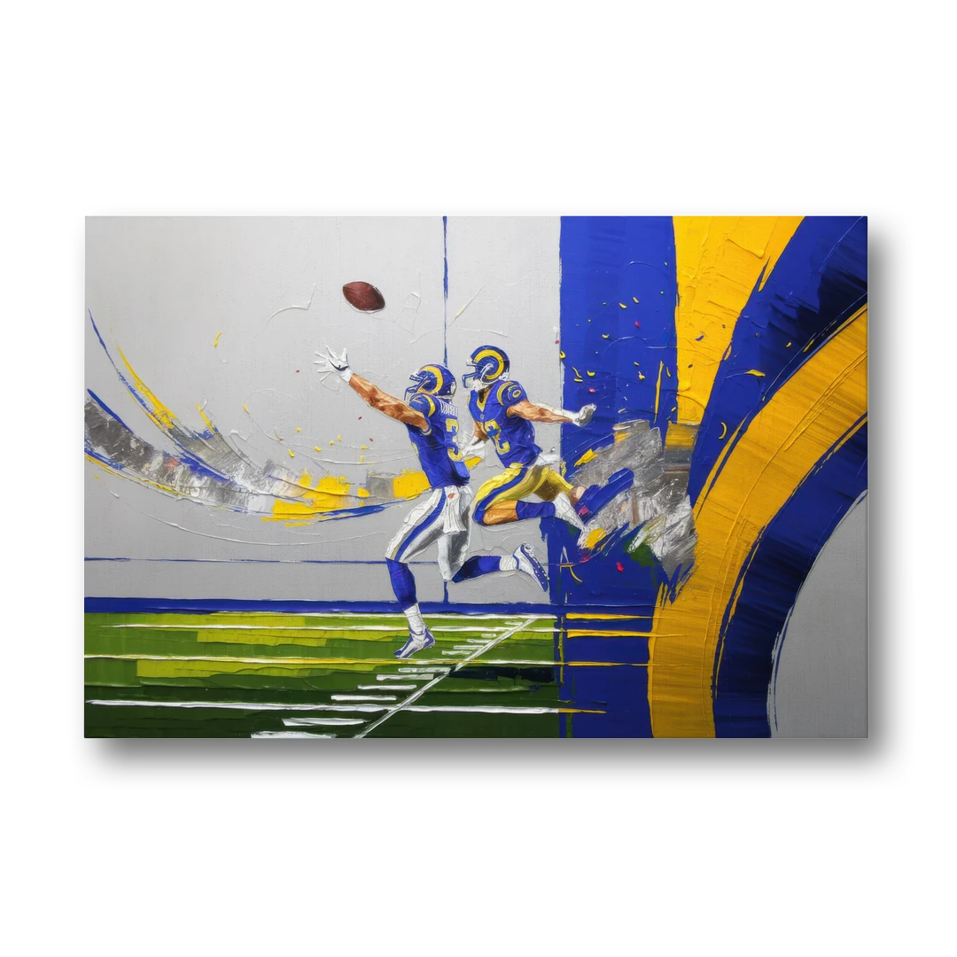Los Angeles Rams Super Bowl Champions - Canvas Wall Art - Front