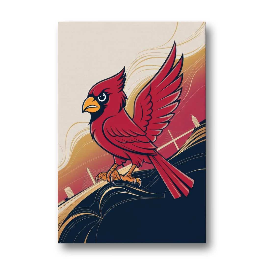 Louisville Cardinals Pride - Canvas Wall Art - Front