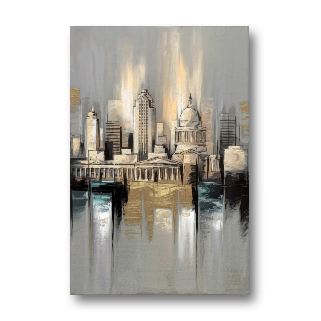 Louisville Historic Landmarks - Canvas Wall Art - Front