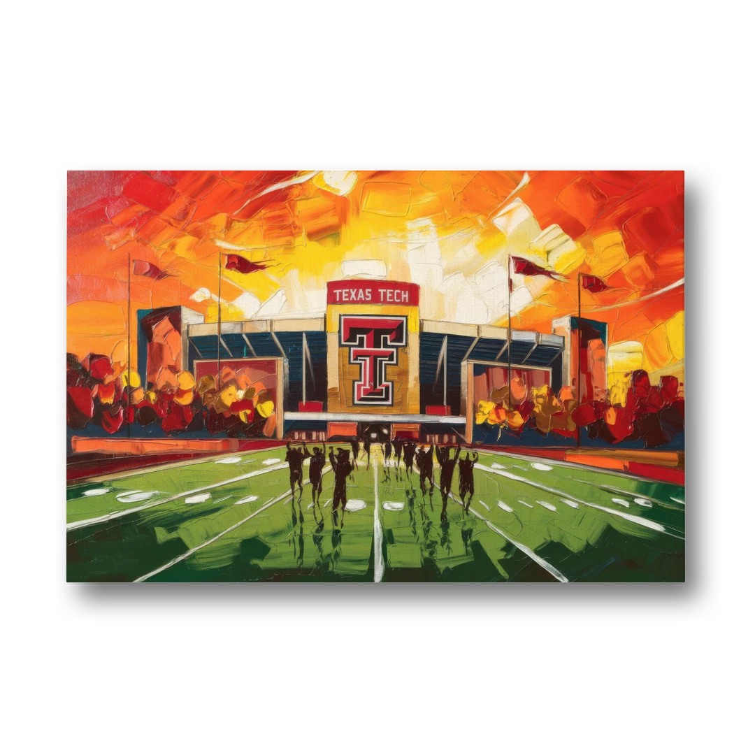 Lubbock Classic Red Raiders - Canvas Wall Art - Front