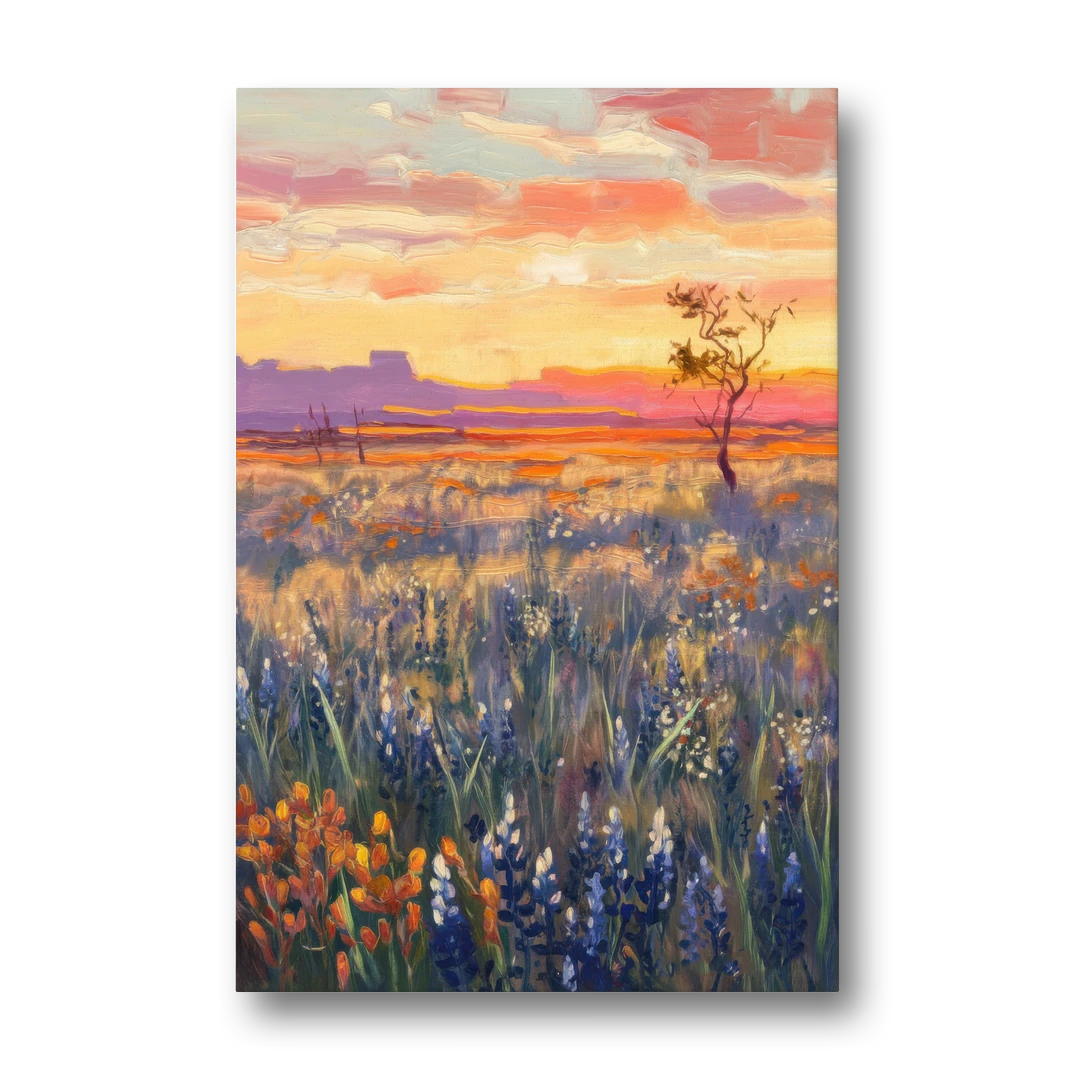 Lubbock West Texas Horizon - Canvas Wall Art - Front